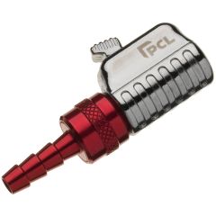 Tyre Valve Connector, Straight, Swivel, 1/4 i/d Hose Tailpiece, Closed End